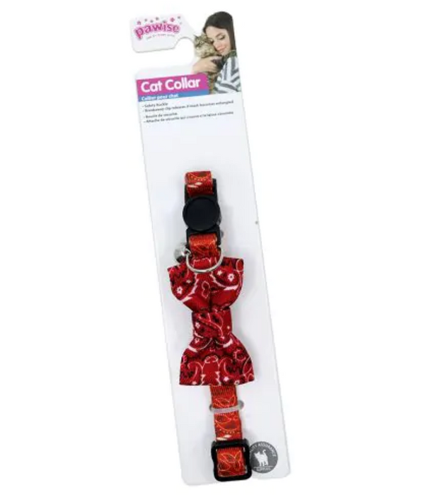 Pawise – Cat Collar with Bowknot – Adjustable Safety Collar with Bell