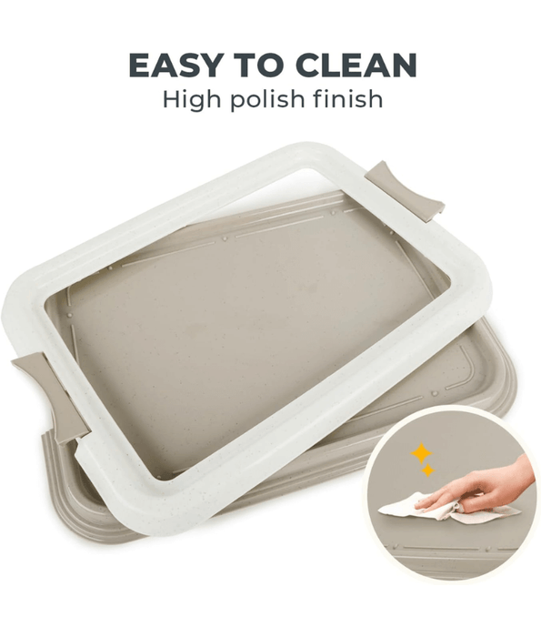 Pawise - Pee Pad Holder Tray for Dogs, Non-Slip, Easy to Clean - Small, Large