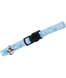 Pawise – Cat Collar Blue with Butterfly & Bell
