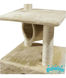 Pawise - Multiple Levels Cat Tree with Platform, Tunnel, & Cave - 90 cm