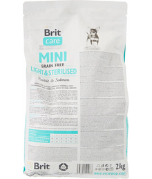 Brit Care - Mini Adult light and sterilized dog With Rabbit Meat 2kg