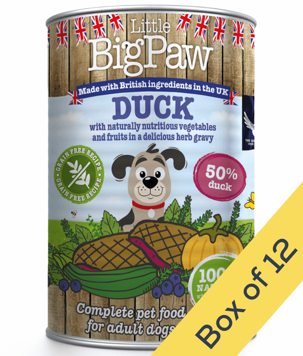 Little Big Paw - Duck with Blueberries, Courgettes and Pumpkin in a Rich Herb Gravy (390g) Little Big Paw