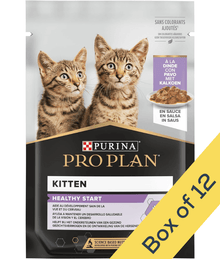 Purina Pro Plan Kitten, Wet Cat Food, Turkey in Gravy 85g