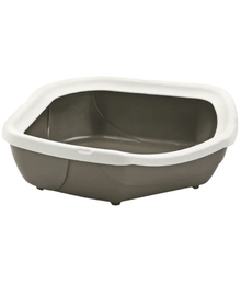 MPS Italia - Open Corner Cat Litter Box 52 x 52 x 15.5 cm