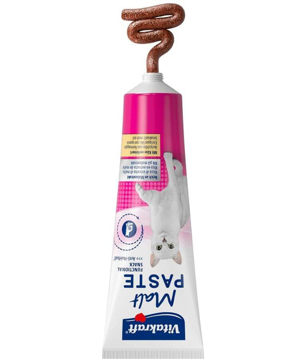 Vitakraft - Malt Paste, with Cheese, Anti-Hairball Formul For Cats - 100g