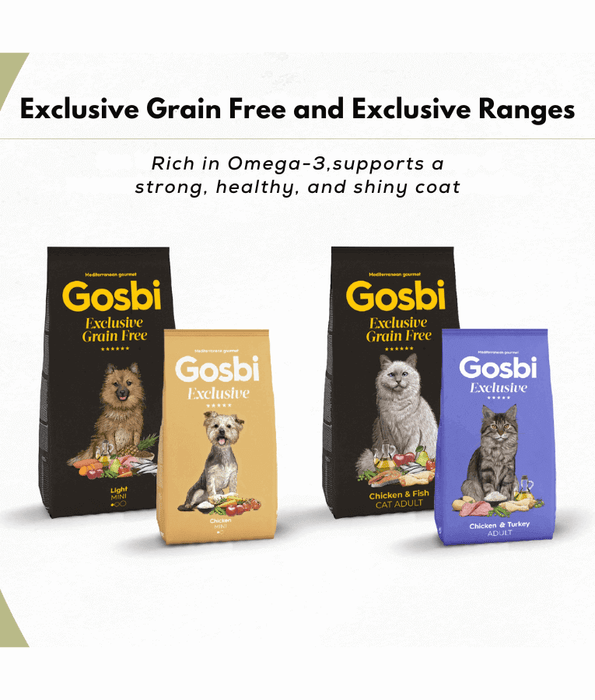 Gosbi - Exclusive, Hypoallergenic Chicken Adult Dry Dog Food For Mini and Small Breeds 2kg-7kg