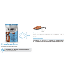 Gosbi - Gosbits Objective, Salmon Adult Dog Treats – Hypoallergenic, All Natural 150g