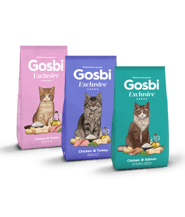 Gosbi - Exclusive, Chicken and Turkey Kitten Dry Cat Food – Growth Formula 1.5kg-6kg