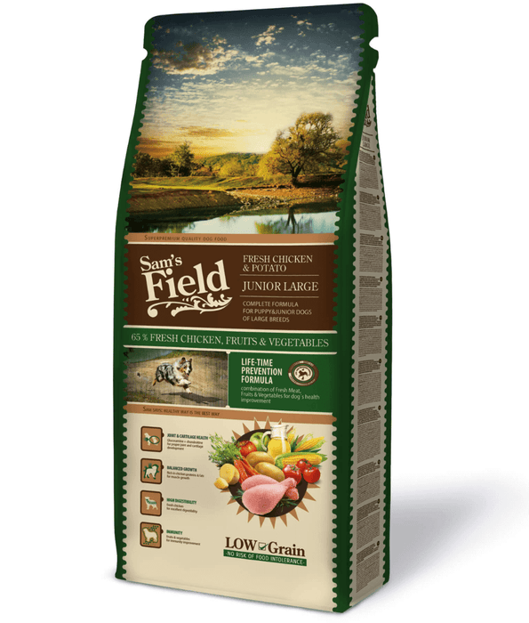 Sam's Field - Fresh Chicken & Potato Junior Large 13kg