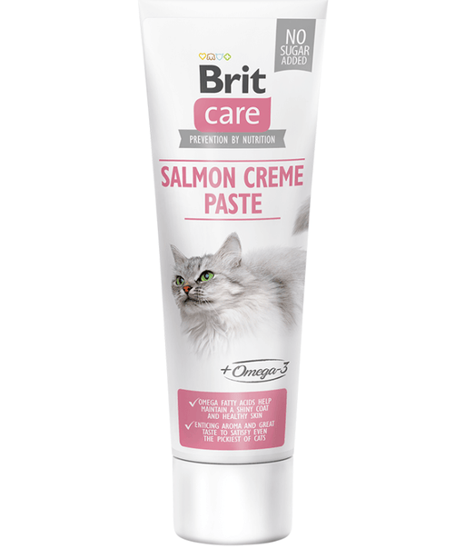 Brit Care Cat Functional Paste Salmon Creme With Omega-3 100g Brit Care