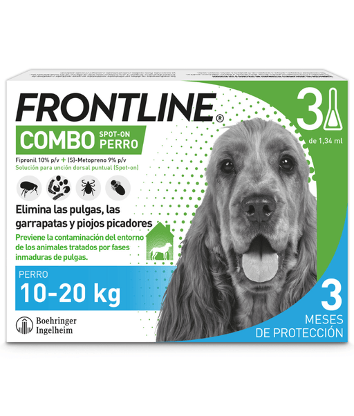Frontline Combo Dog 10-20kg Per One Pipette Frontline