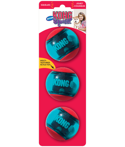 Kong - Squeezz Action 3pc Kong