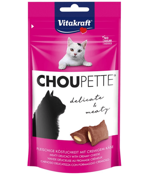 Vitakraft - Choupette, Delicate and Meaty Soft Bites, With Meat and Milk For Fussy Cats - 40g