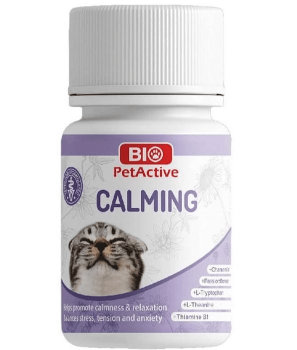 Bio Pet Active Calming Tablets For Cats 60 Chewable Tablets