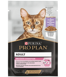 Purina Pro Plan Delicate Digestion Wet Cat Food, Turkey in Gravy, 85g