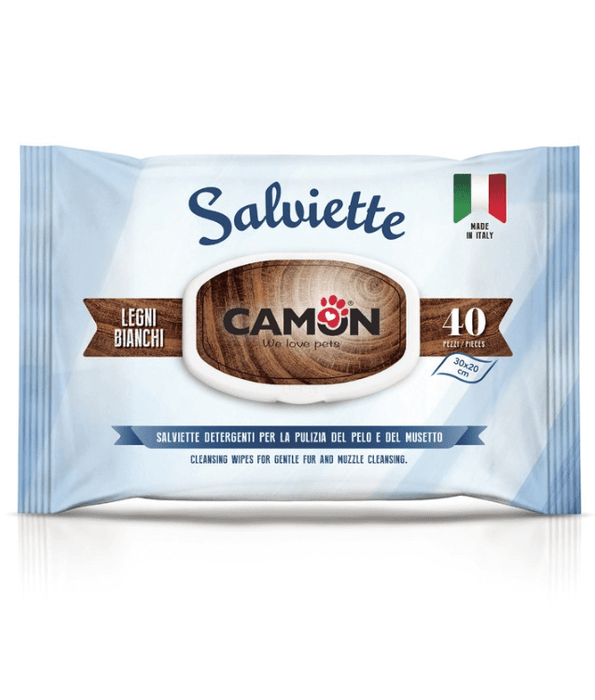 Camon Salviette Cleaning Wipes With Milk and Honey 40 Sheets