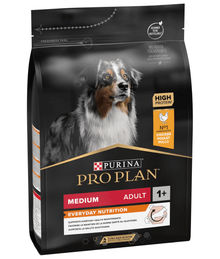 Purina Pro Plan Everyday Nutrition Medium Adult, Dry Dog food with Chicken 3kg