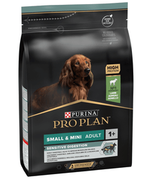 Purina Pro Plan Sensitive Digestion Small and Mini Adult, Dry Dog food with Lamb 3kg