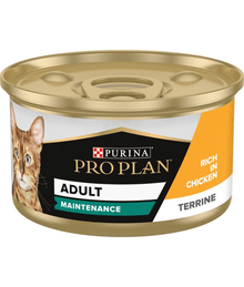 Purina Pro Plan Adult Maintenance, Wet Cat Food, Terrine Rich in Chicken 85g