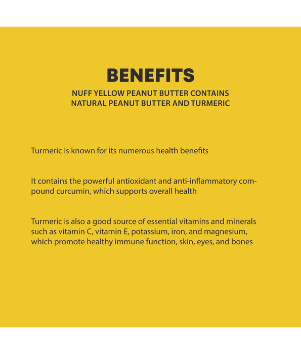 Nuff Peanut Butter For Dogs Digestion Health & Inflation 300g