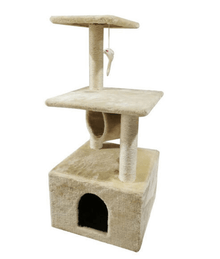 Pawise - Multiple Levels Cat Tree with Platform, Tunnel, & Cave - 90 cm