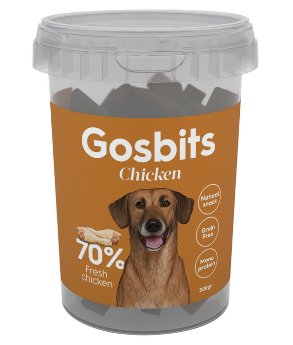 Gosbi - Gosbits, Chicken Sticks Adult Dog Treats - All Natural 300g