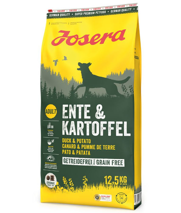 Josera - Duck & Potato, Grain-Free, Immune Support, Moderate Energy, Adult Dry Dog Food - 12.5kg