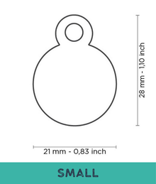 ID Tag - Basic Aluminum Circle