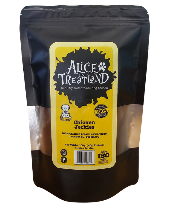 Alice in Treatland - Chicken Jerkies 100g
