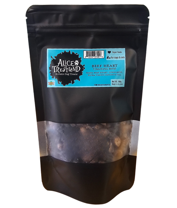 Alice in Treatland Beef Heart Training Bits 100g