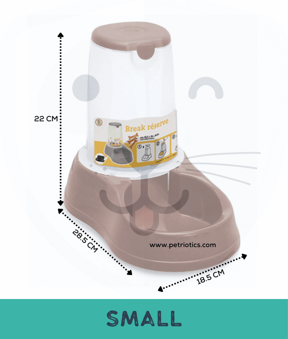 Stefanplast Stefanplast Break Food Dispenser Rosy Brown L28,5xW18,5xH22 cm