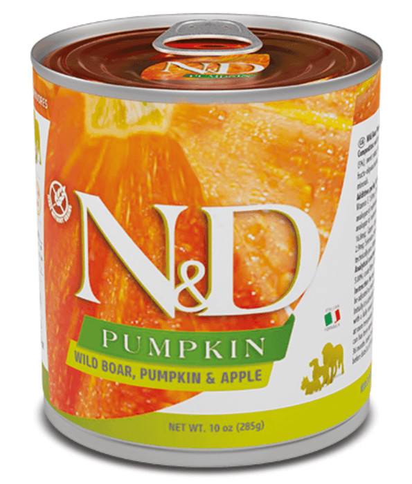 Farmina - N&D Pumpkin, Wild Boar, and Apple Adult Wet Dog Food In Gravy 285g - For a Healthy Digestion
