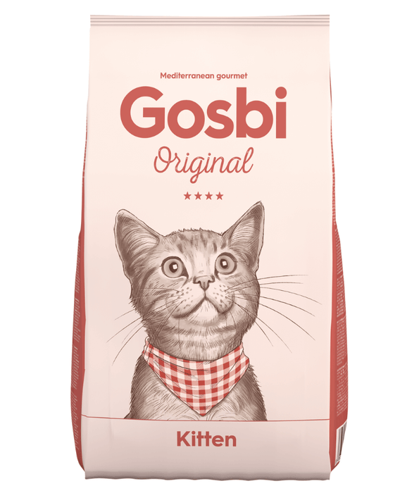 Gosbi - Original, Chicken, Salmon, and Tuna Kitten Dry Cat Food – Growth Formula 1kg