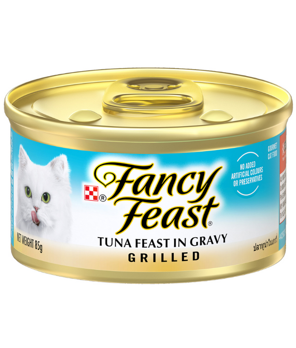 Purina Fancy Feast Grilled Tuna Feast in Gravy Gourmet Cat Food 85g