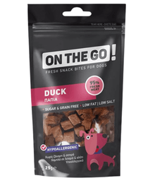 On The Go! Hypoallergenic Dog Treats – Duck - High-Protein, Sugar-Free, Perfect for Training & Rewards – 25g