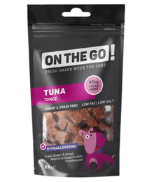 On The Go! Hypoallergenic Dog Treats – Tuna - High-Protein, Sugar-Free, Perfect for Training & Rewards – 25g