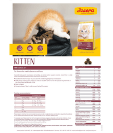 Josera - For Kittens & Lactating Mothers - Gentle Digestion, Shiny Coat & Healthy Growth - 2kg