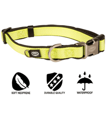 Duvo - Explor North Dog Collar Neon Yellow (S-L-XL)