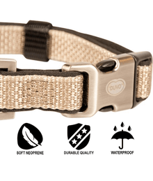 Duvo - Explor North Dog Collar Taupe (S-M-L-XL)