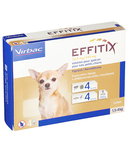 Virbac - Effitix 1.5-4kg per pipette Virbac