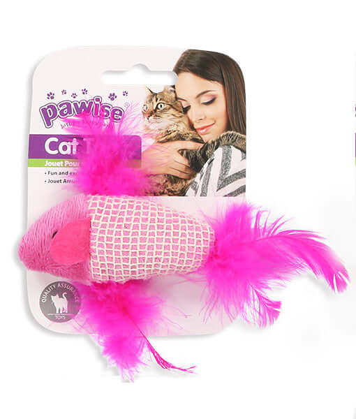 Pawise - Catnip Fish Pink