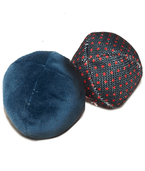 Duvo - Retro blue balls uni & dots