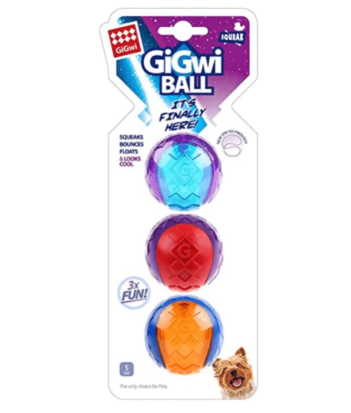 GiGwi- Ball Squeaker S 3pcs