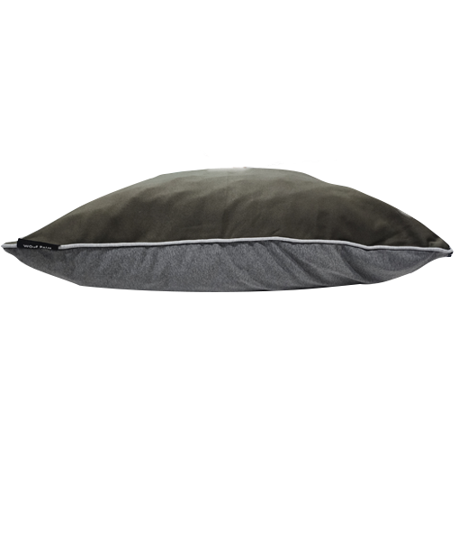Wouf Pouf - Lazy All Day Bed Olive Green and Dark Grey Wouf Pouf