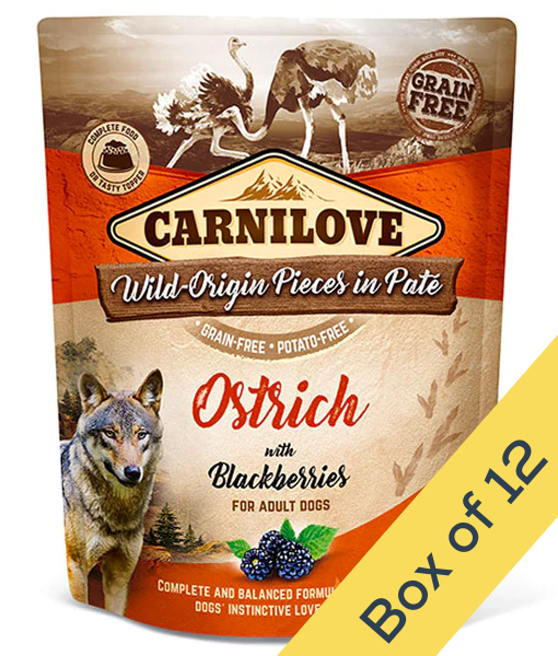 Carnilove - Ostrich with Blackberries (Wet Pouch) 300g Carnilove