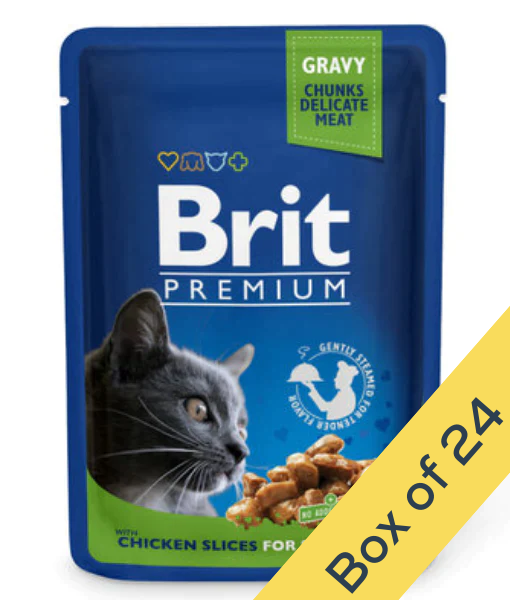 Brit Premium Chicken Slices for Sterilized Cats 100g Brit Premium