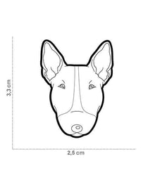 ID Tag - Brindle and White Bull Terrier