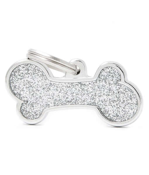my family ID Tag - Grey XL Bone