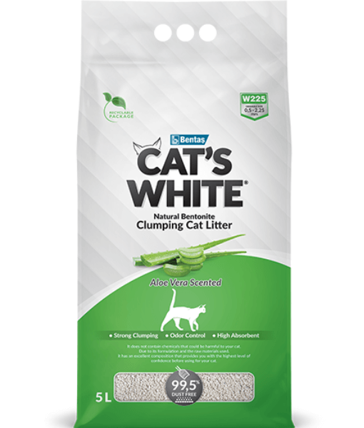 Cat’s White Aloe Vera Scented Clumping Cat Litter