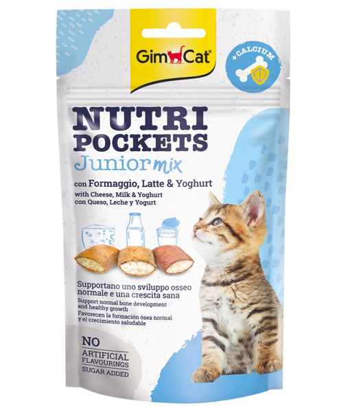GimCat - Nutri Pockets Junior Mix 60g Gimcat
